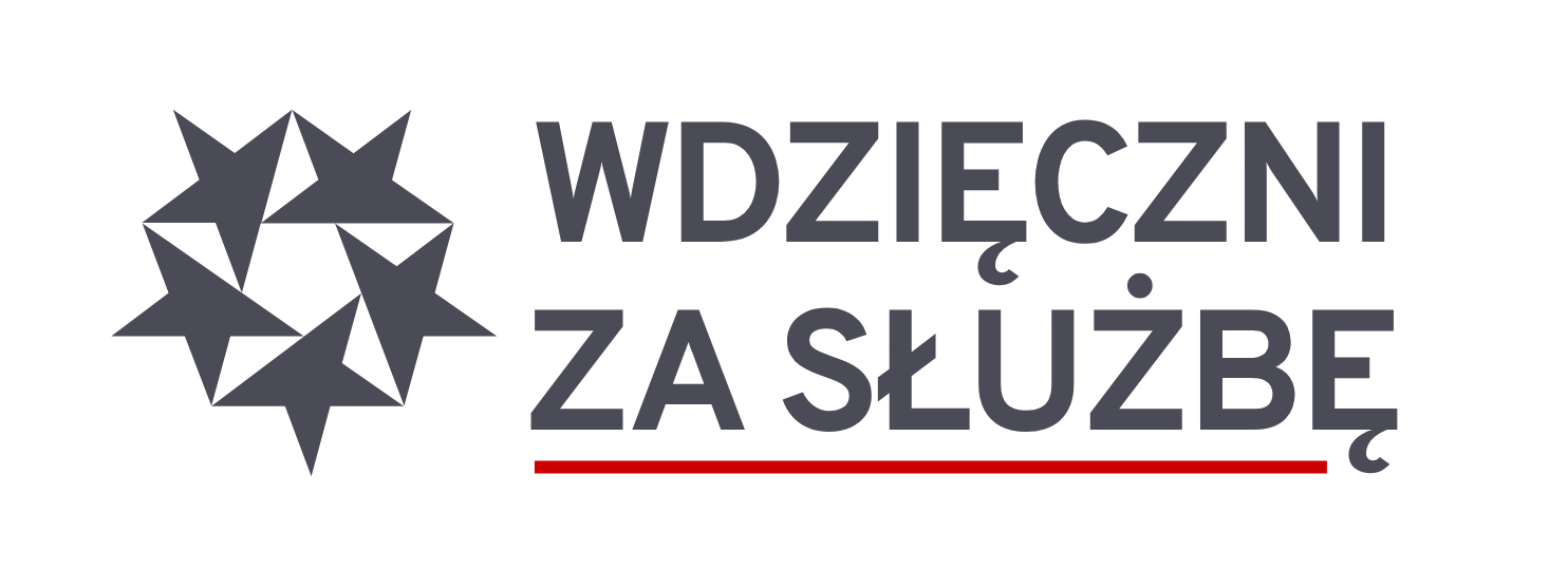 Wdzięczni za służbę Logo